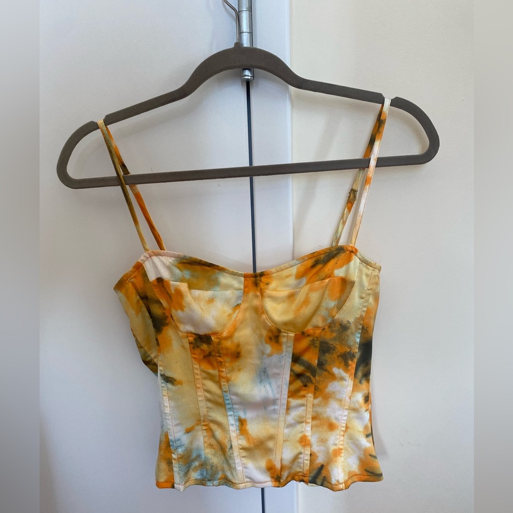 Pretty Little Things tropical corset top